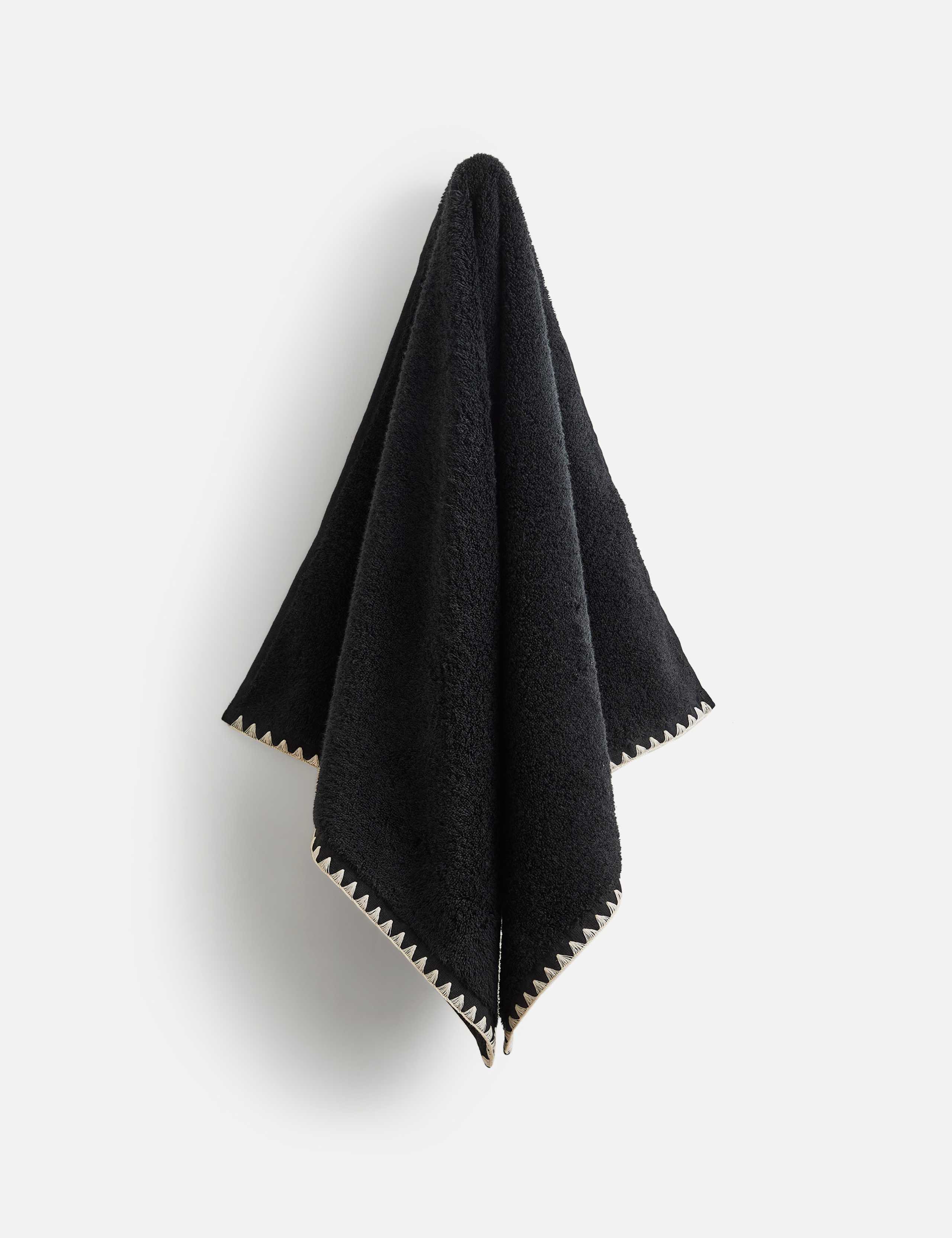 Pure Cotton Blanket Stitch Towel