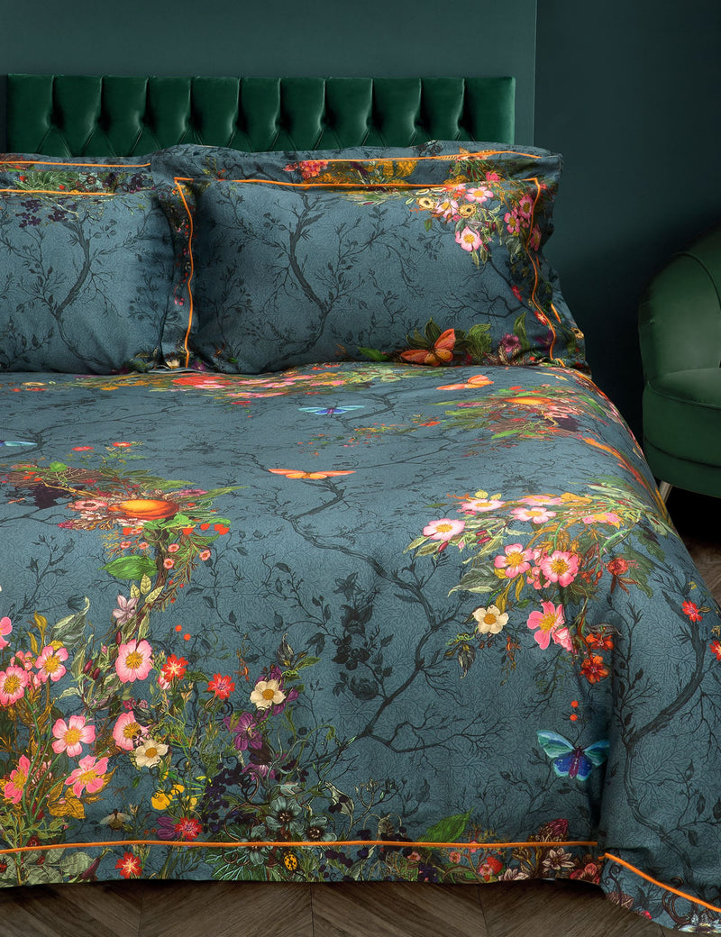 Timorous Beasties pure cotton Bloomsbury Garden bedding set, imported from the UK