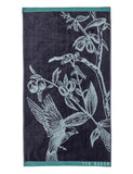 Pure Cotton Botanical Birds Towel