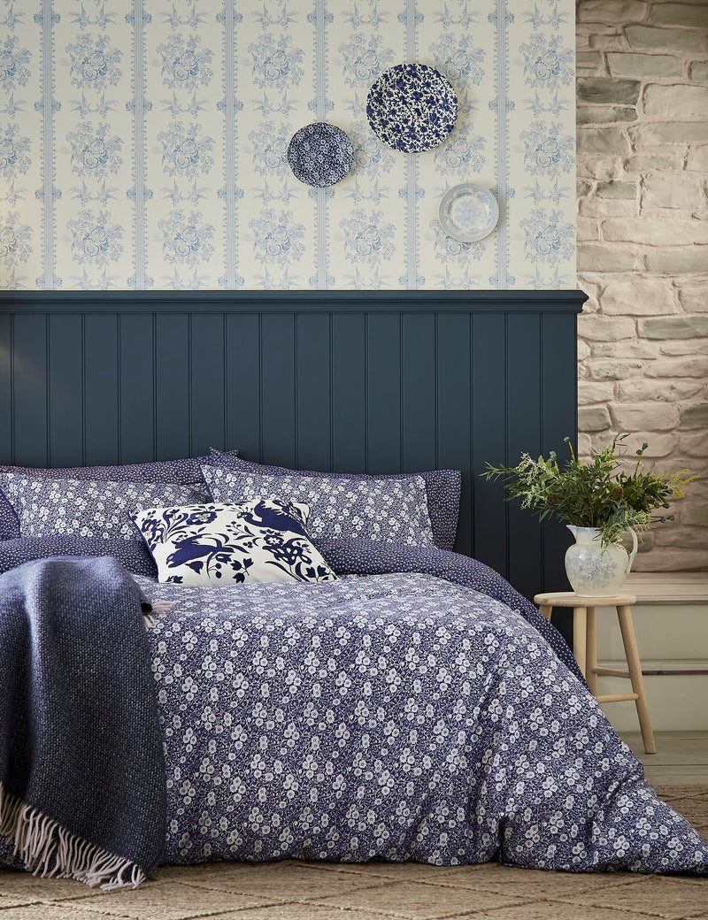 Burleigh X Bedeck Of Belfast pure cotton calico bedding set, imported from the UK