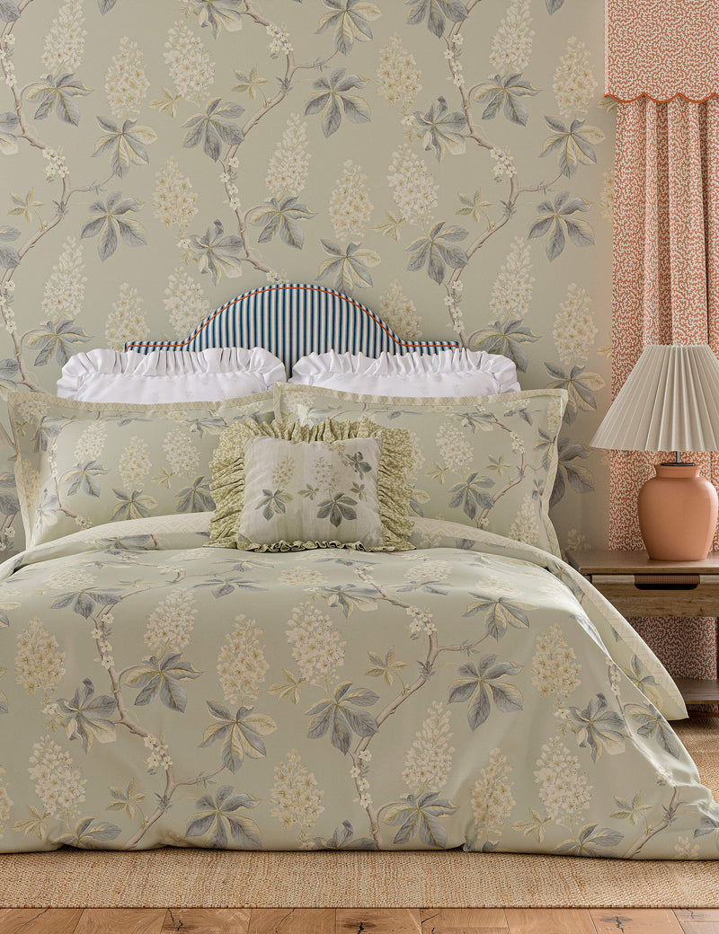 Pure cotton chestnut tree print bedding set, imported from the UK
