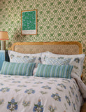 Pure cotton chintz floral bedding set, imported from the UK