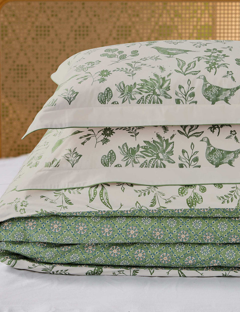 Pure Cotton Festival Pheasants Bedding Set