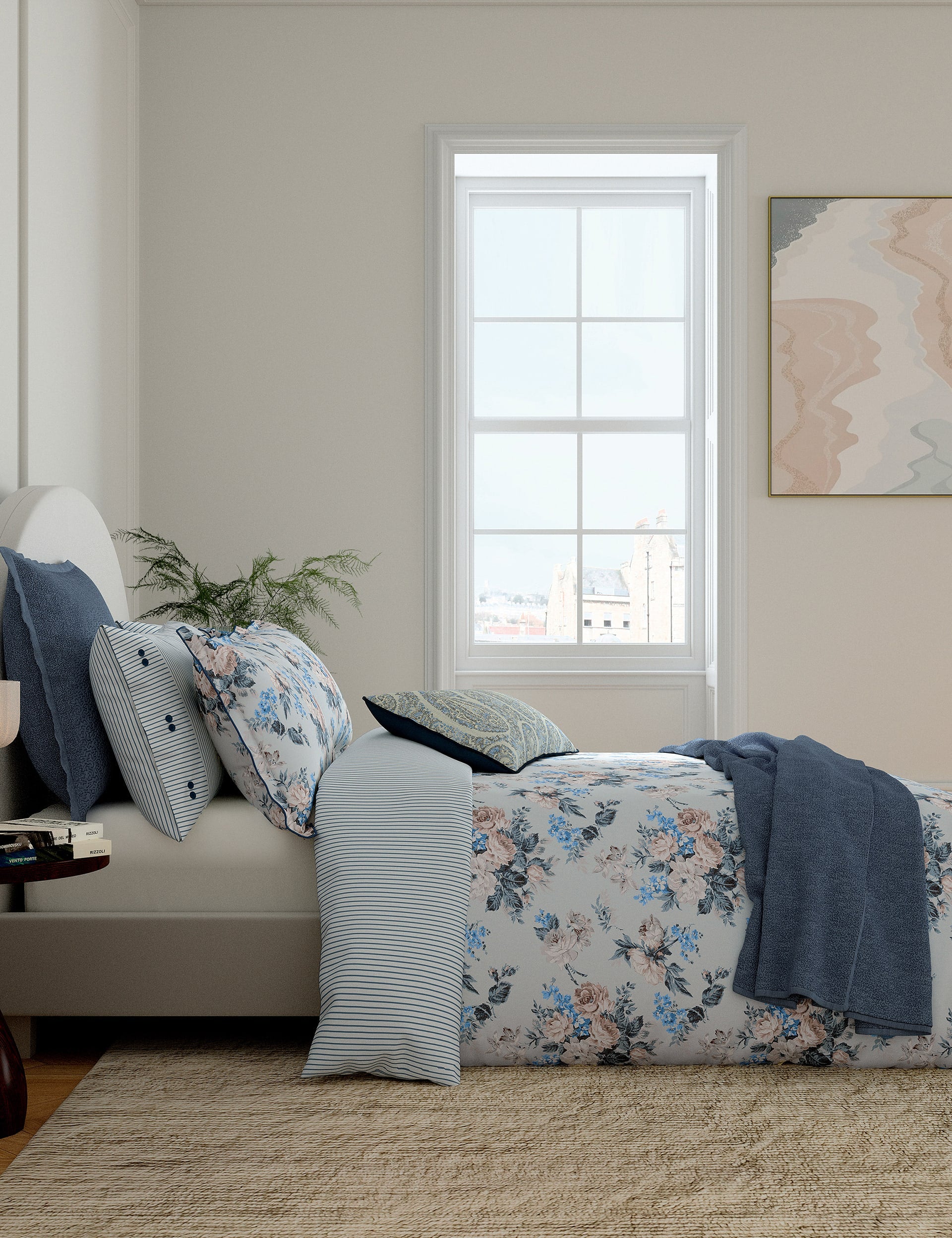 Bedeck of Belfast pure cotton floral bedding set, imported from the UK