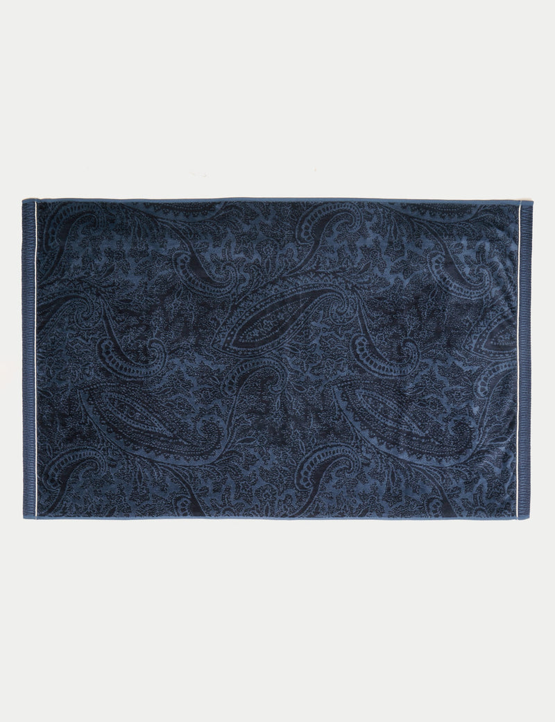 Bedeck of Belfast Freya Paisley cotton towel 90x50cm, imported from the UK