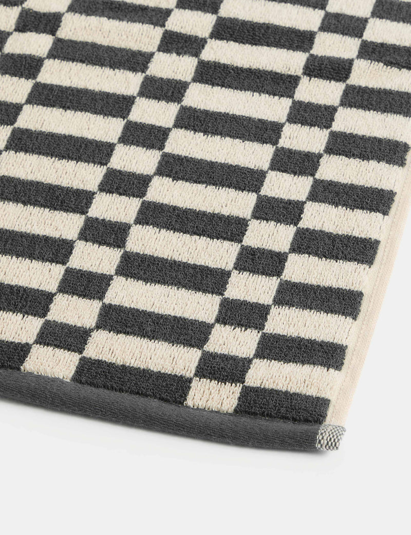 Pure Cotton Geometric Check Towel