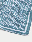 Pure cotton geometric circle bath towel, imported from the UK