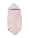 Pure cotton hooded baby towel 750mm x 750mm, imported from the UK
