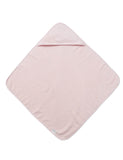 Pure cotton hooded baby towel 750mm x 750mm, imported from the UK