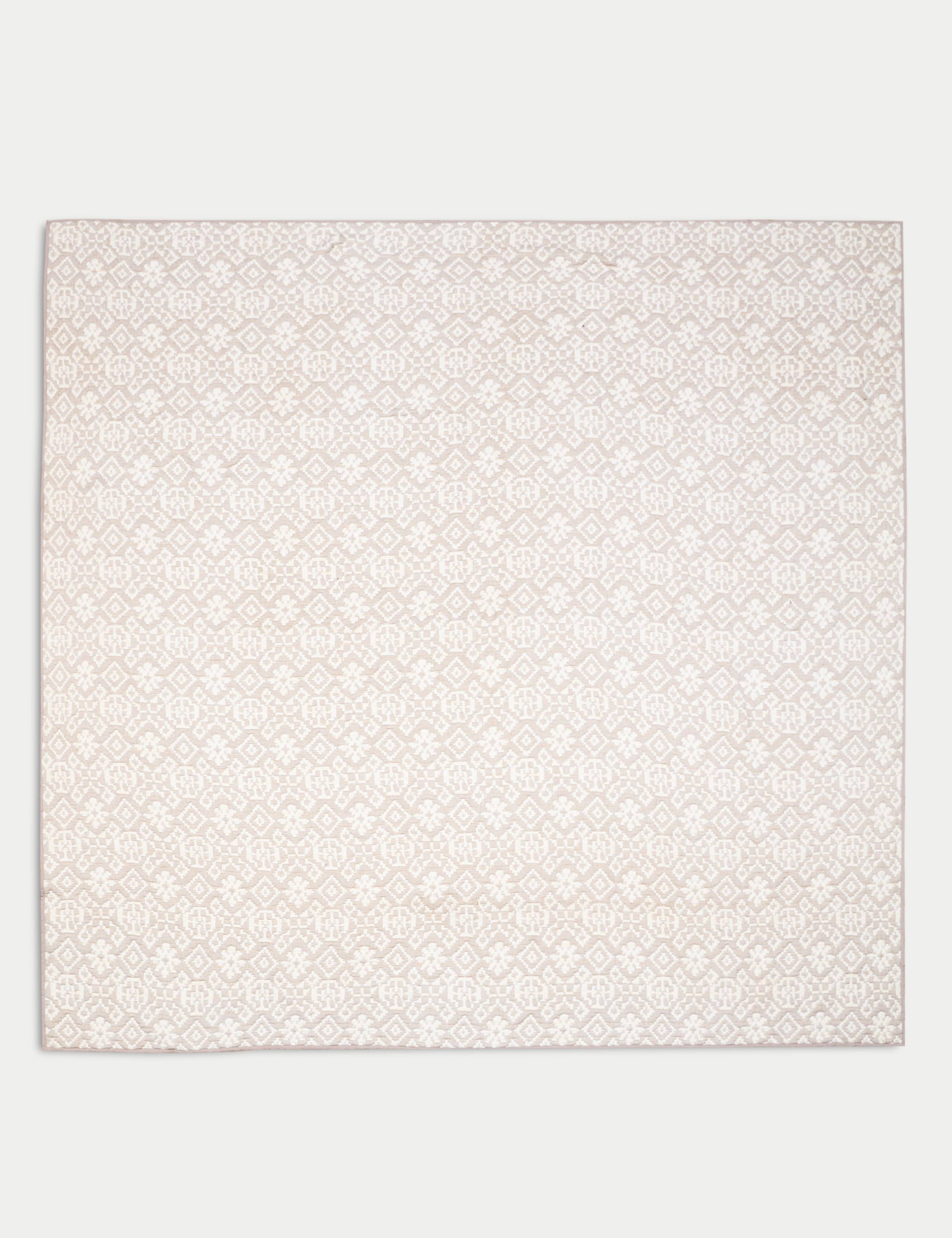 M&S x Fired Earth Ikat Geometric Bedspread, imported from the UK