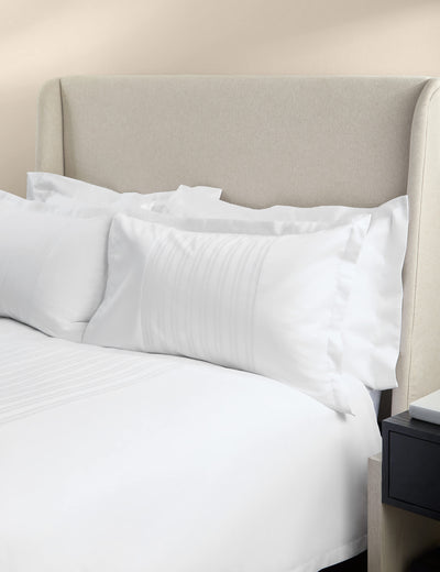 M&S X Kelly Hoppen Pure Cotton Jacquard Striped Bedding Set