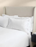 M&S X Kelly Hoppen pure cotton jacquard striped bedding set, imported from the UK
