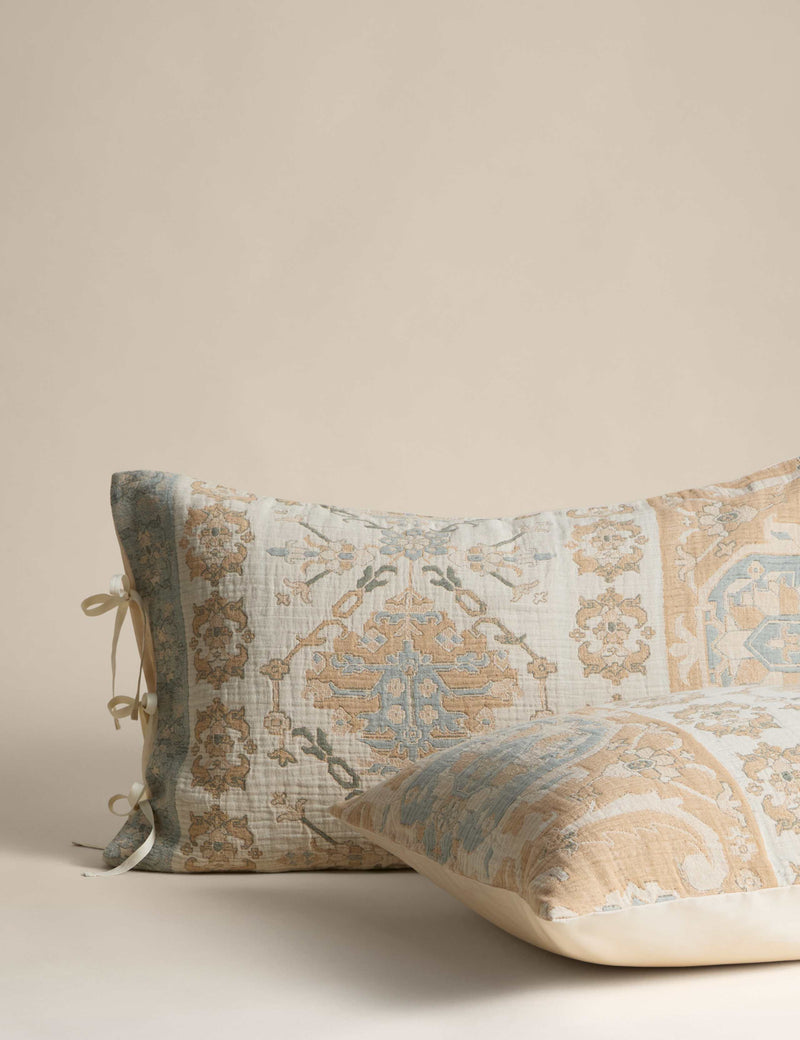 M&S X Fired Earth Pure Cotton Jacquard Bedding Set (British brand)