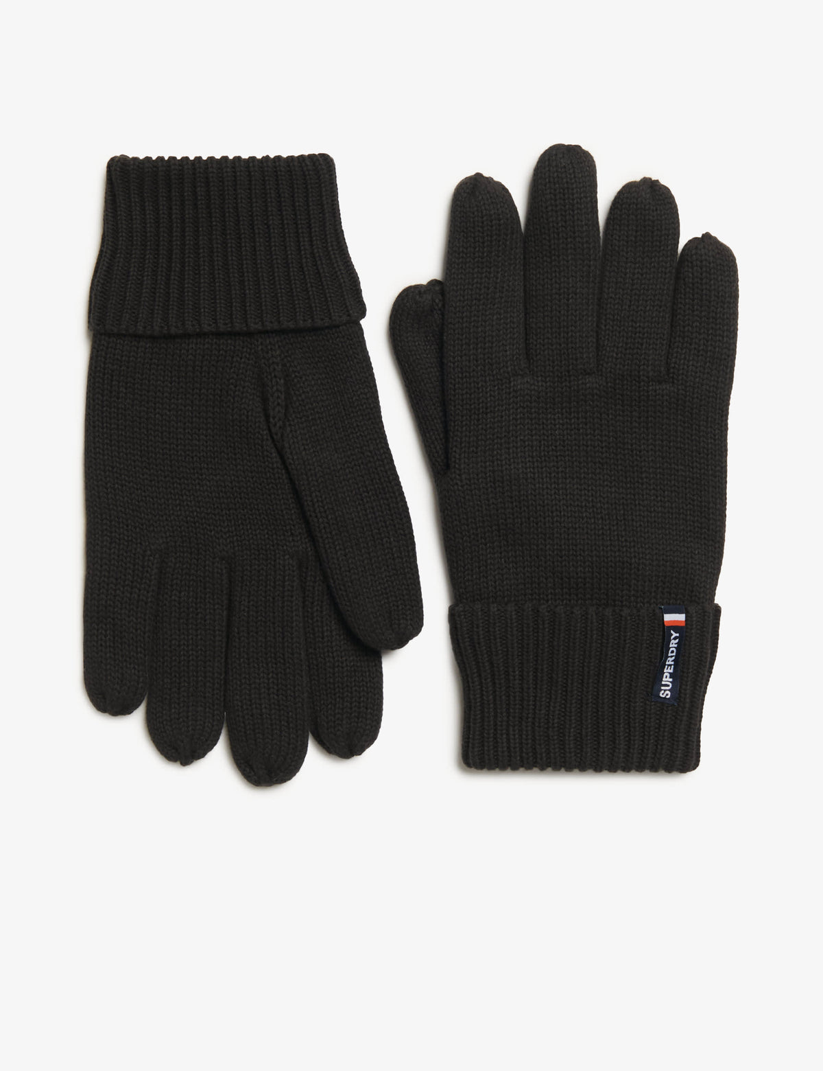 Superdry pure cotton knitted gloves, imported from the UK