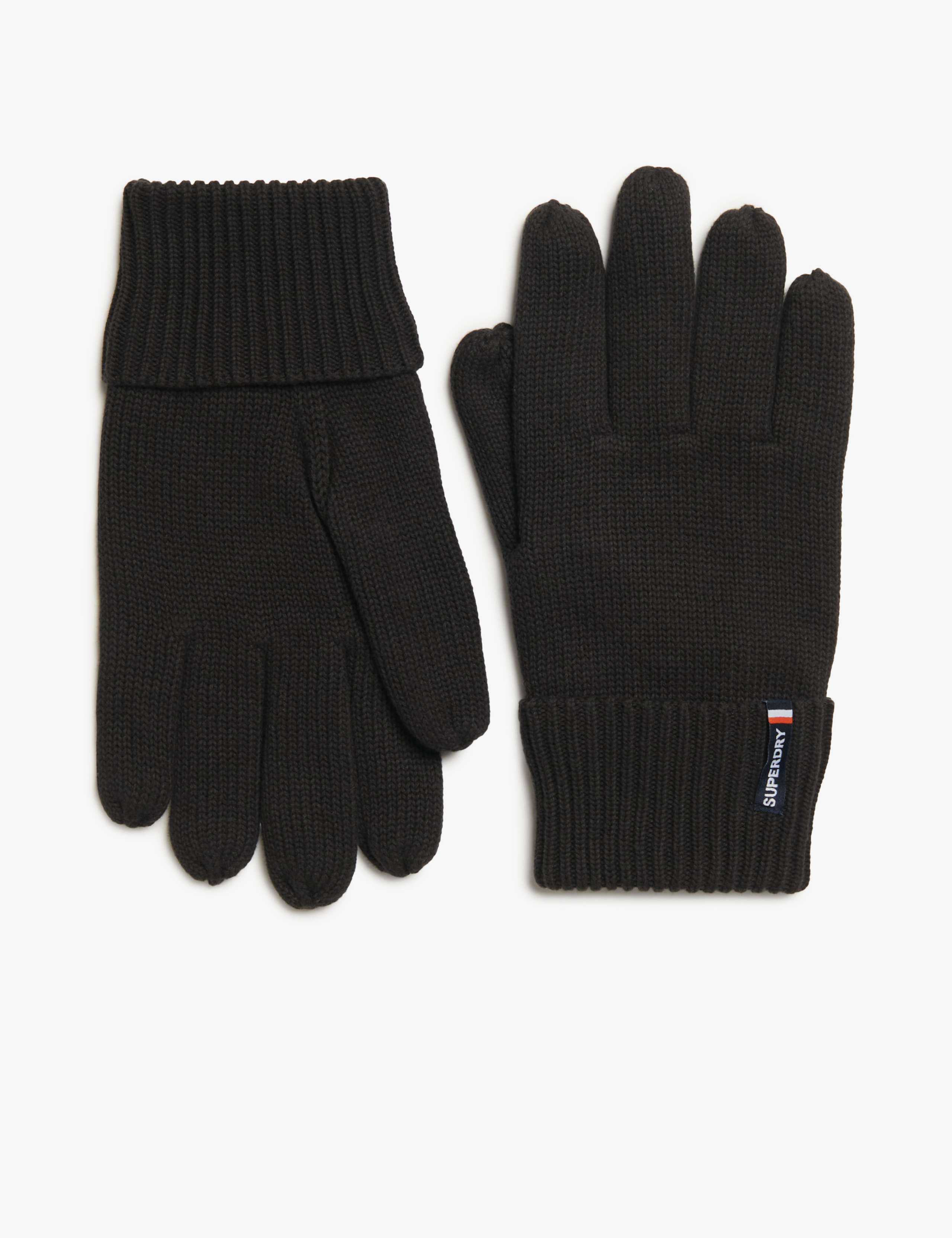 Superdry pure cotton knitted gloves, imported from the UK