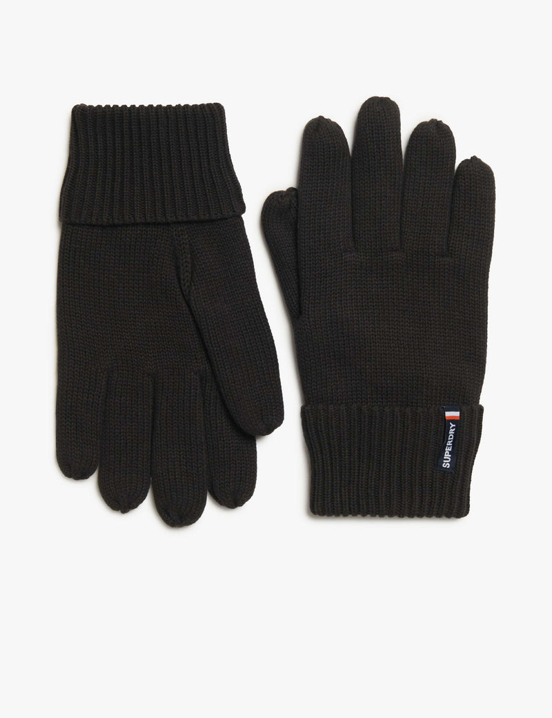 Superdry pure cotton knitted gloves, imported from the UK