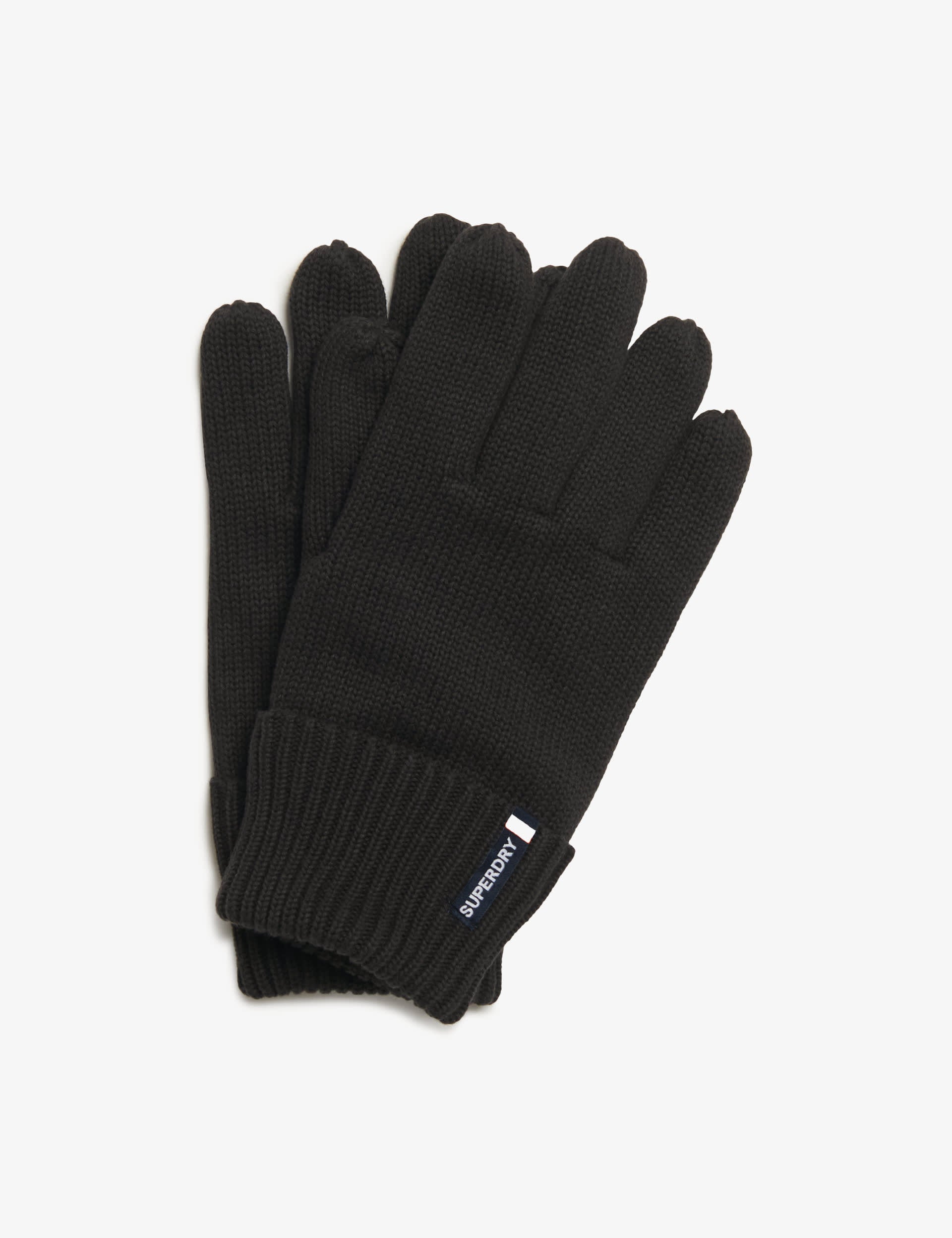 Superdry pure cotton knitted gloves, imported from the UK