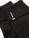 Superdry pure cotton knitted gloves, imported from the UK