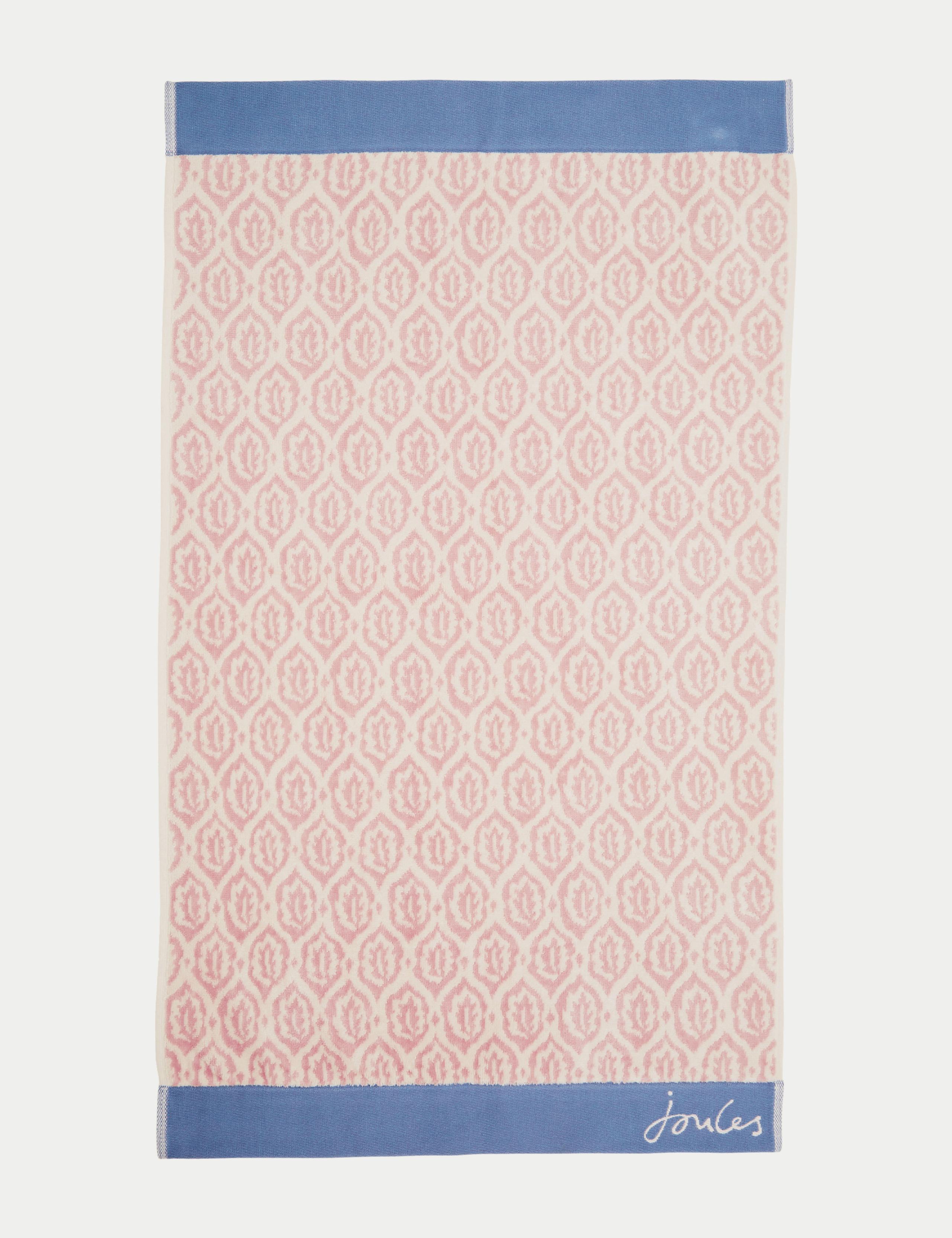 Joules geometric cotton bath towel 150x90 cm, imported from the UK