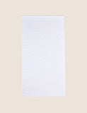 Pure cotton linear floral bath towel, imported from the UK