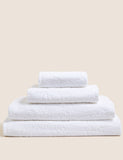 Pure cotton linear floral bath towel, imported from the UK