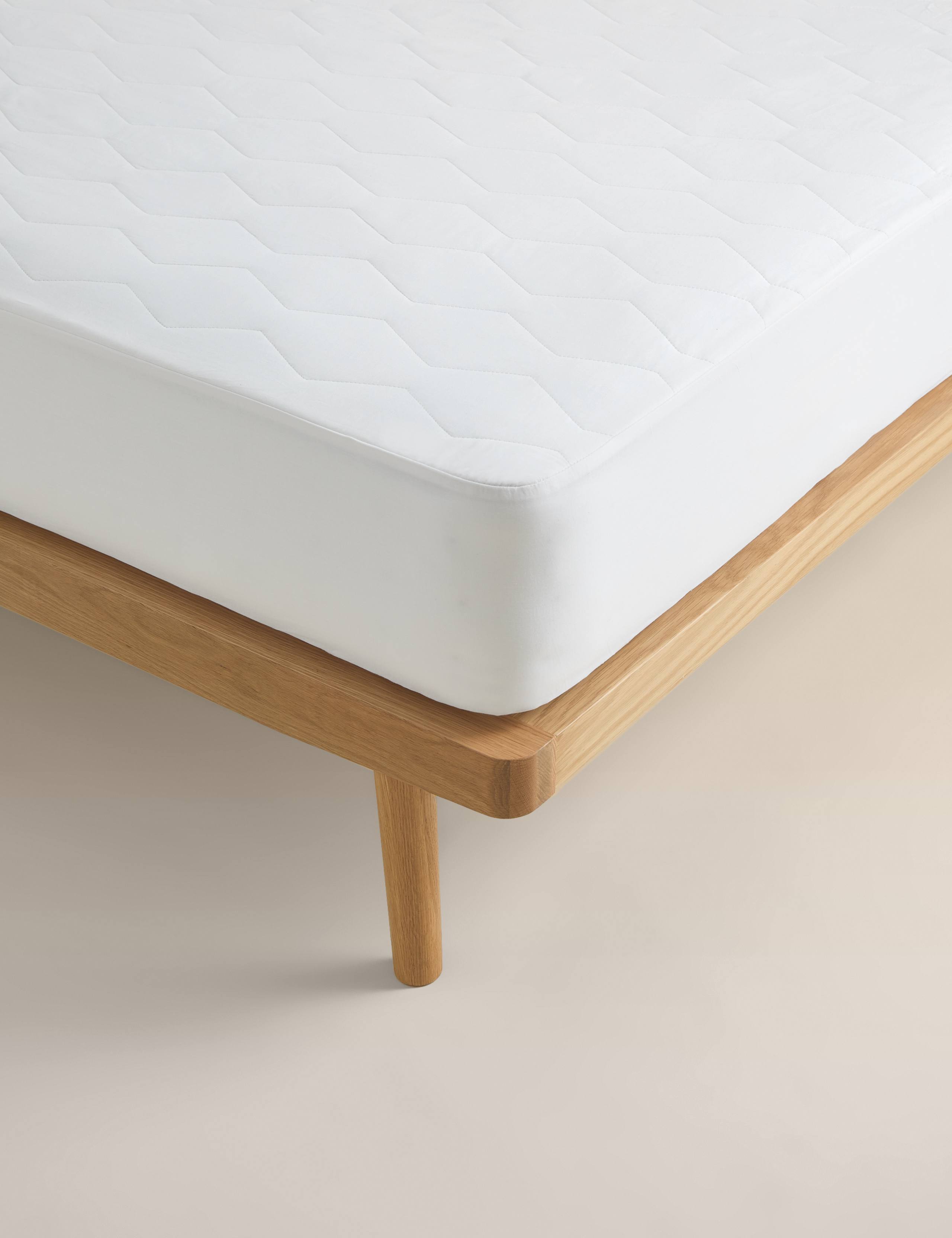 Pure cotton mattress protector, imported from the UK