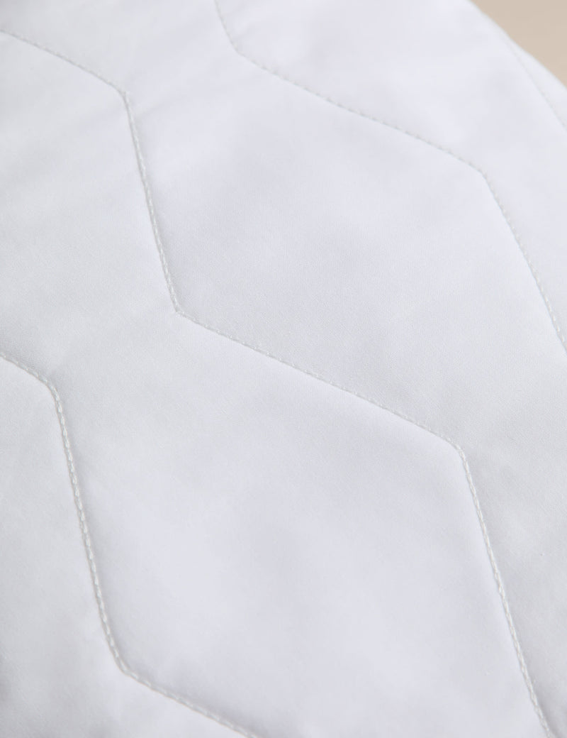 Pure cotton mattress protector, imported from the UK