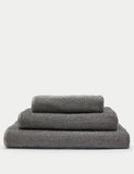 Pure cotton narrow striped bath towel, imported from the UK