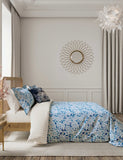 Pure Cotton Ornamental Bloom bedding set, imported from the UK