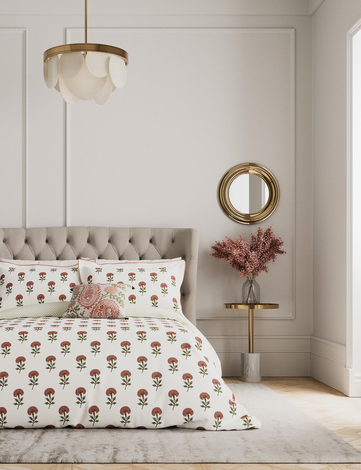 Regal Marigold Bedding Set, imported from the UK