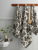 Burleigh X Bedeck Pure Cotton Regal Peacock Towel, imported from the UK
