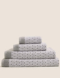 Pure cotton Repeat Links bath towel, imported from the UK