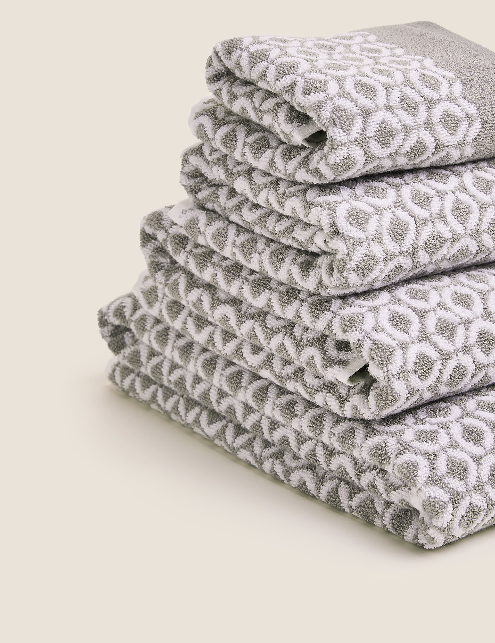 Pure cotton repeat links bath towel, imported from the UK