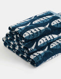 Pure Cotton Sardines Bath Towel, imported from the UK