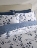 Pure cotton sateen cherry blossom bedding set, imported from the UK