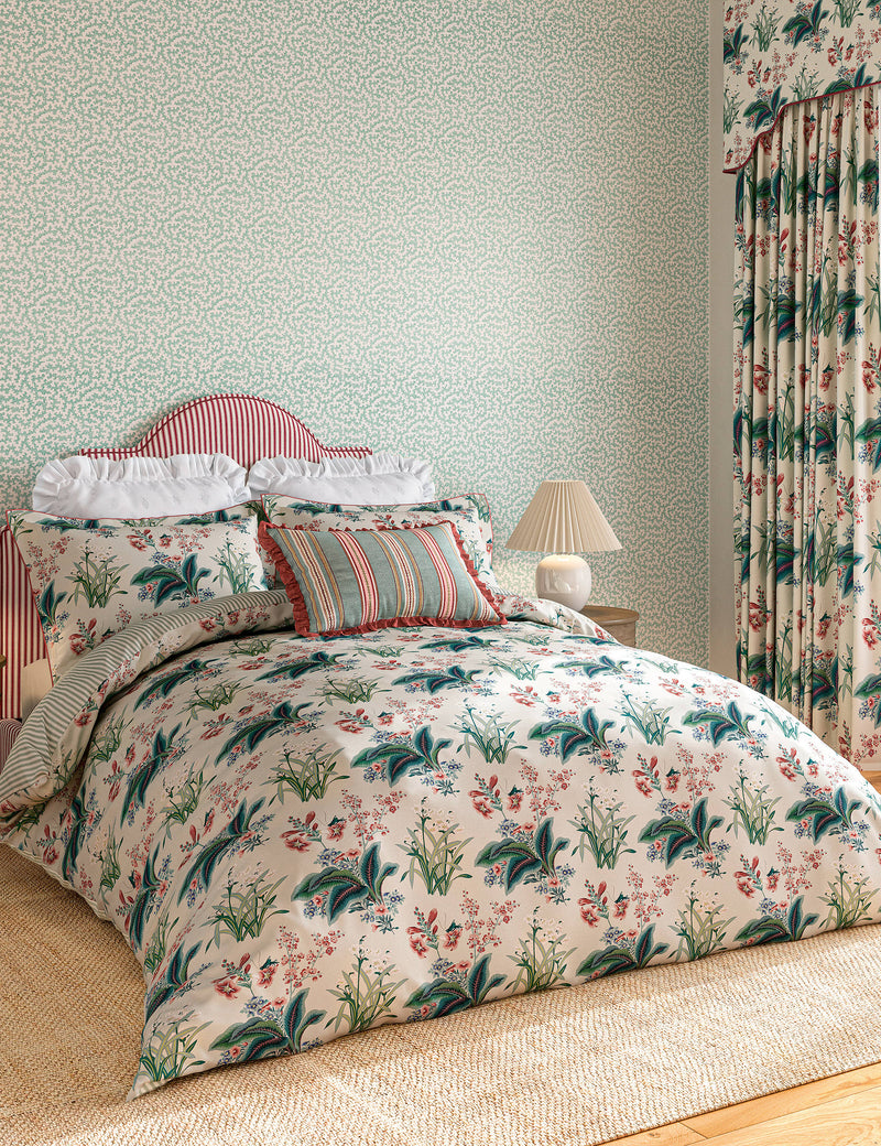 Sanderson Enys Garden bedding set, imported from the UK