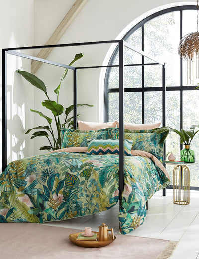 Pure Cotton Sateen Floreana Bedding Set