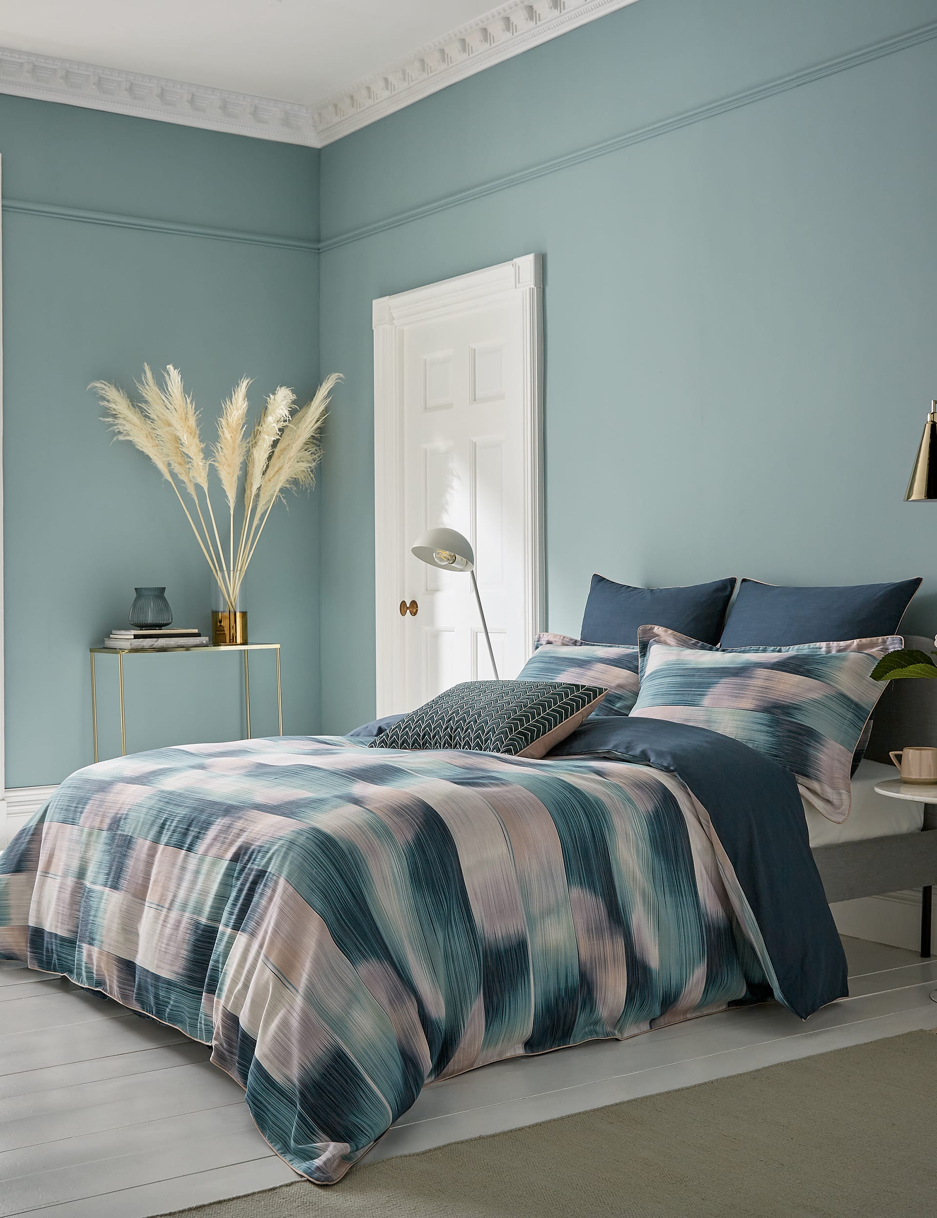 Pure Cotton Sateen Oscillation Bedding Set, imported from the UK