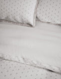 Pure cotton spotty jacquard bedding set, imported from the UK