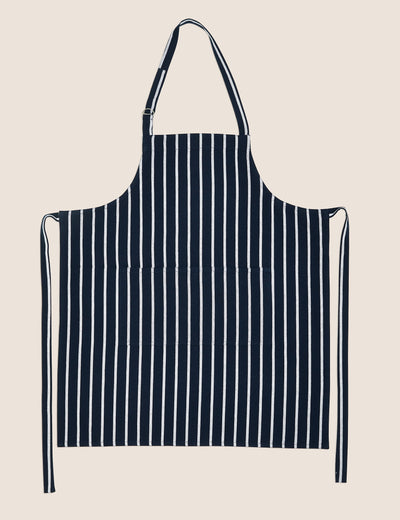 Pure Cotton Striped Kitchen Apron