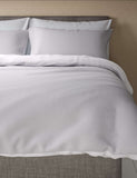 Cotton striped seersucker bedding set, imported from the UK