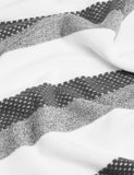 Pure cotton striped textured towel, imported from the UK