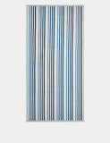 Pure cotton striped bath towel, imported from the UK