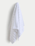 Pure Cotton Super Plush Ribbed Bath Towel, imported from the UK