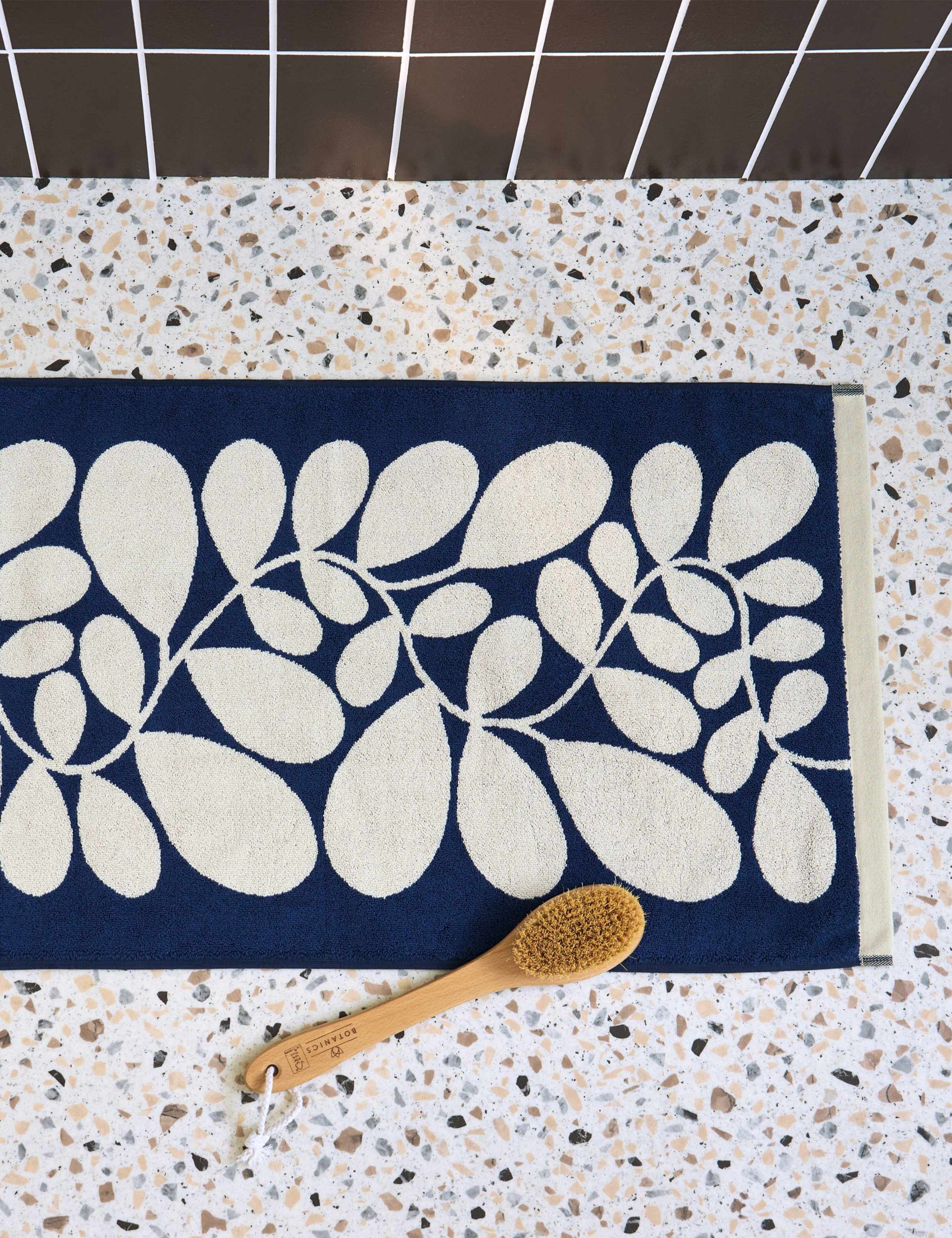 Pure Cotton Sycamore Stripe Bath Mat