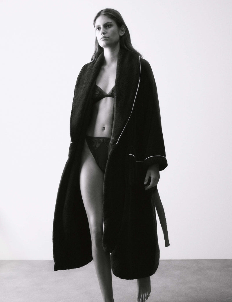 Autograph pure cotton towelling dressing gown, imported from the UK
