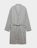 M&S Pure Cotton Waffle Lightweight Dressing Gown, imported from the UK