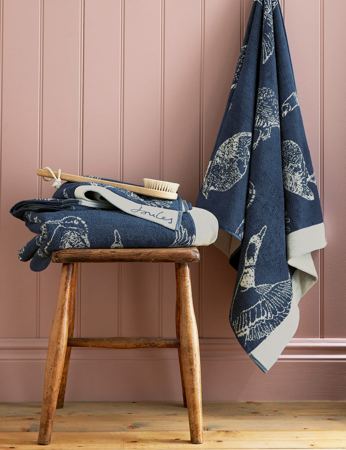 Pure Cotton Wild Fowl Towel