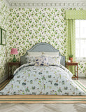 Sanderson Woodland Chorus duvet cover, imported from the UK
