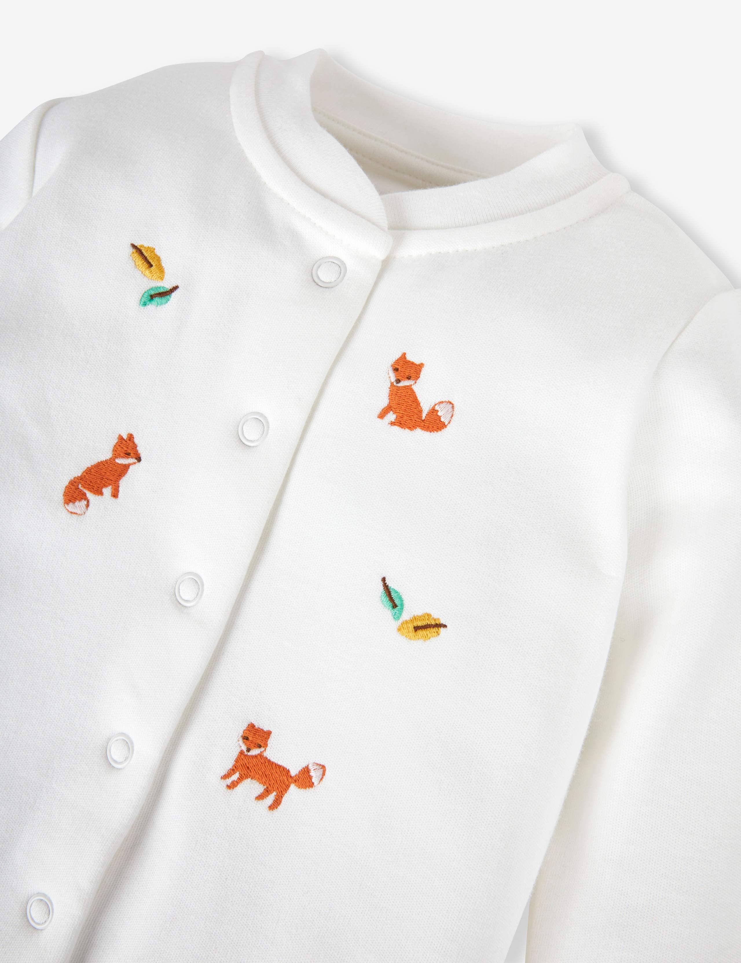 JoJo Maman Bébé baby sleepsuit Woodland 0-9 months, imported from the UK